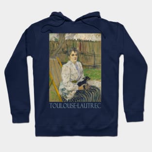 Lady with a Dog by Henri de Toulouse-Lautrec Hoodie